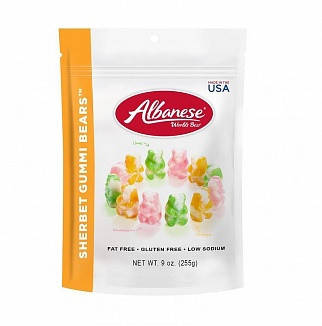 Желейные конфеты Albanese Sherbet Gummi Bears, 255 г, фото 2