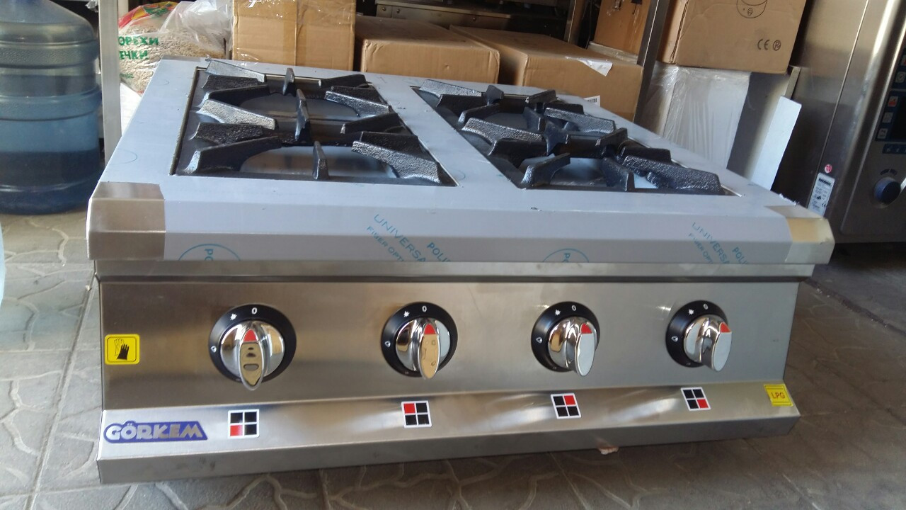 Görkem.Плита газова настільна 4-конфоркова Görkem PSO40 (конфорка 300х300), фото 1