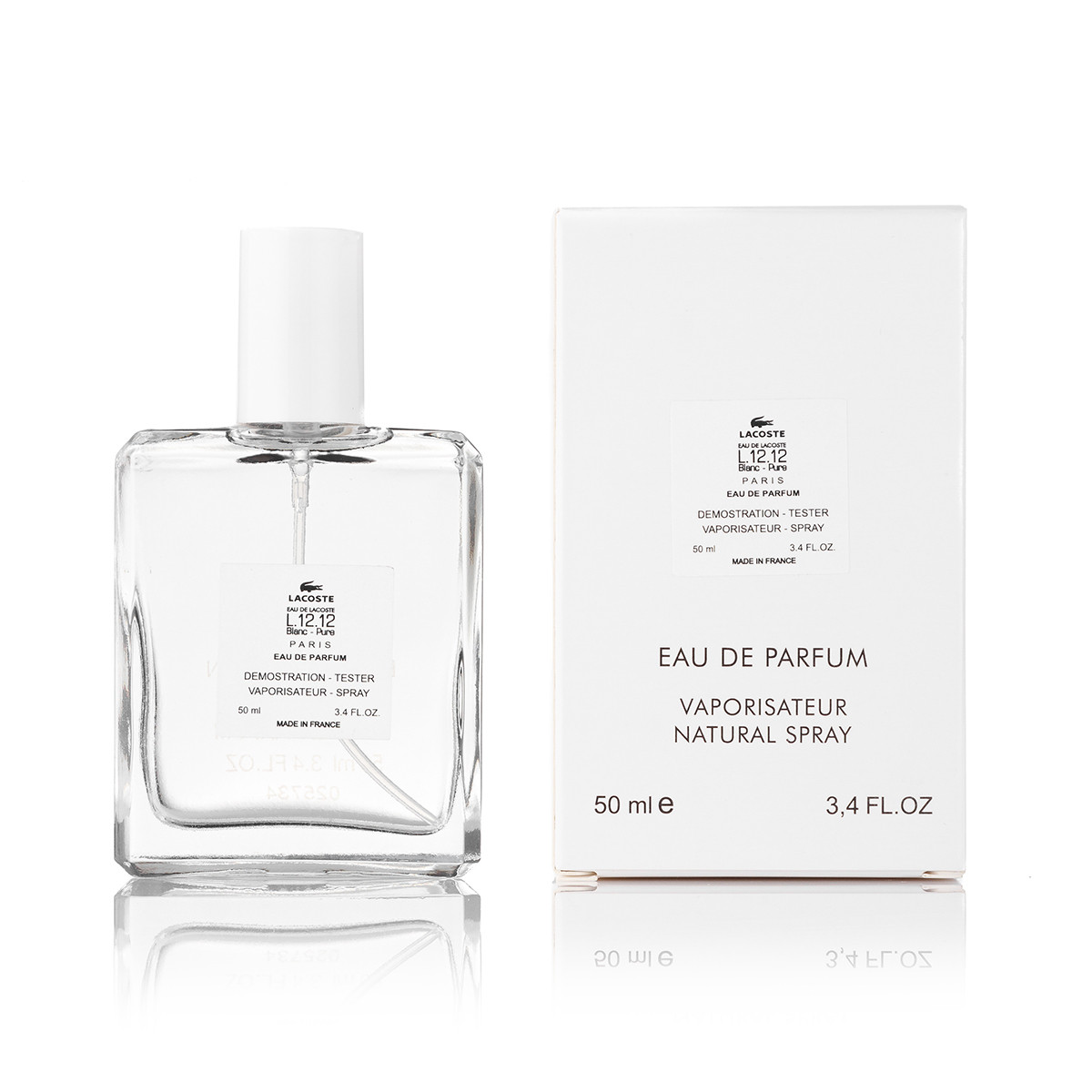 Чоловічий парфум-тестер Eau De Lacoste L. 12.12 Blanc (50 мл)