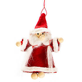 Іграшка "Дід Мороз із подвійною бородою" (10*7 см), у пакованні 12 шт. 010NV