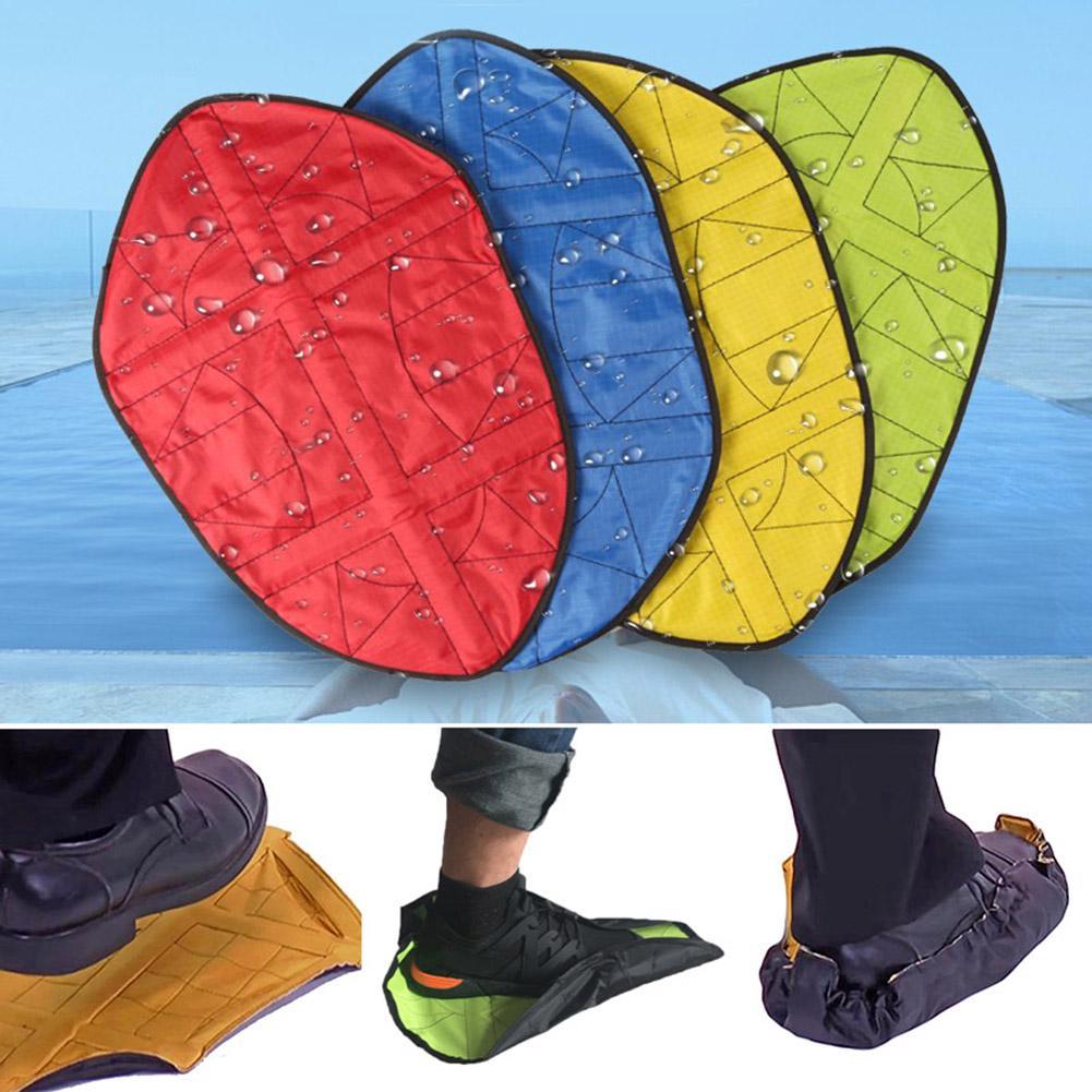 Автоматичні багаторазові бахіли Reusable Portable Automatic Shoe (випадковий колір), фото 1