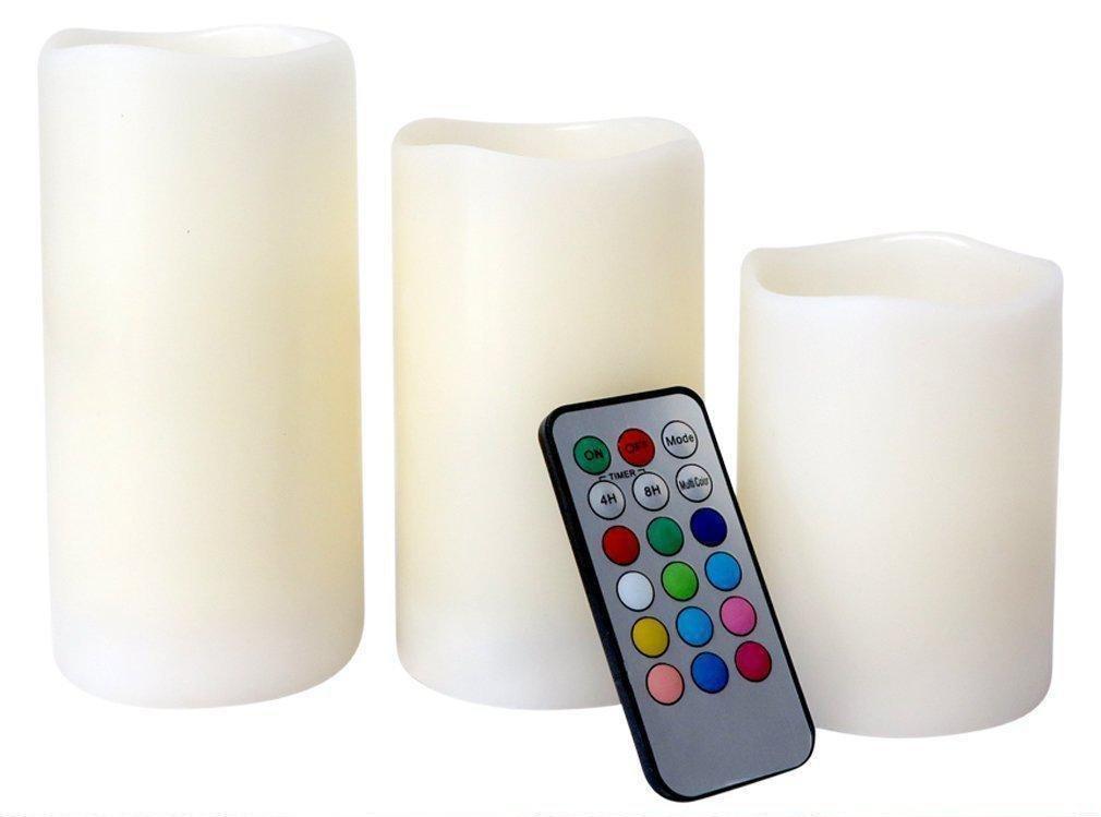 Нічник комплект 3 свічки c ПУ Luma Candles Color Changing (2_005505)