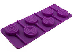 Силіконова форма для льодяників, цукерок на паличці