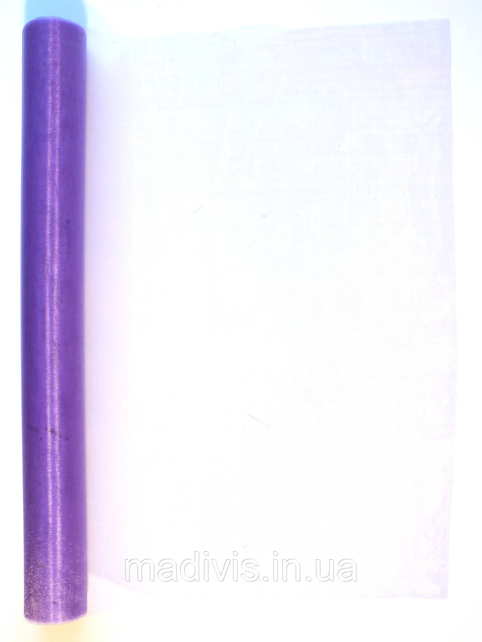 Органза сніг бузкова (48 див. х 4,6 м.)