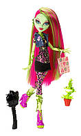 Лялька Monster High Venus McFlytrap Ваѕіс Монстер Хай Венера МакФлайтрап базова з вихованцем