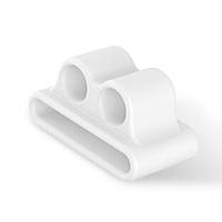 Тримач oneLounge Headset Holder для Apple AirPods. Силіконовий тримач навушників AirPods на годинник Білий