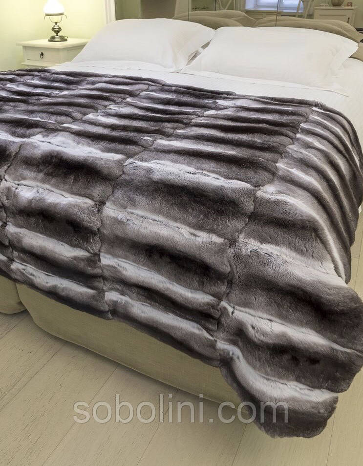Одеяло из натурального меха шиншиллы - фото 1 - id-p995461897
