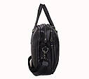 Чоловіча шкіряна сумка R1902-1BLACK-111 чорна, фото 5
