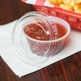 Кришки під одноразову упаковку для соусу