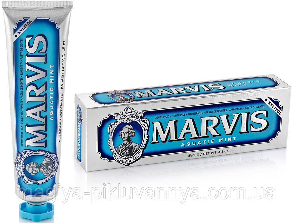 Паста зубна Морська м'ята Marvis aquatic mint, 85 мл, арт 111725
