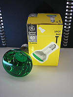 Лампа рефлекторна General Electric 40R63/G/E27 — зелена (Угорщина)