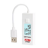 Тестер USB UNI-T UT658B, (ток, емкость, напряжение) c кабелем