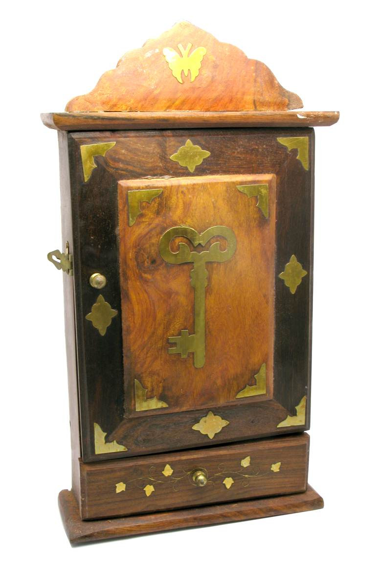 Ключниця рожеве дерево (35,5х20х7 см)(WOODEN ALMIRA KEY BOX DT)