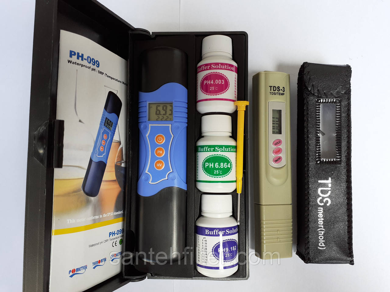 Аналізатори-вимірювачі ОВП/РН/Темп метр (зі змінним електродом) і ТДС-3 метр, фото 1