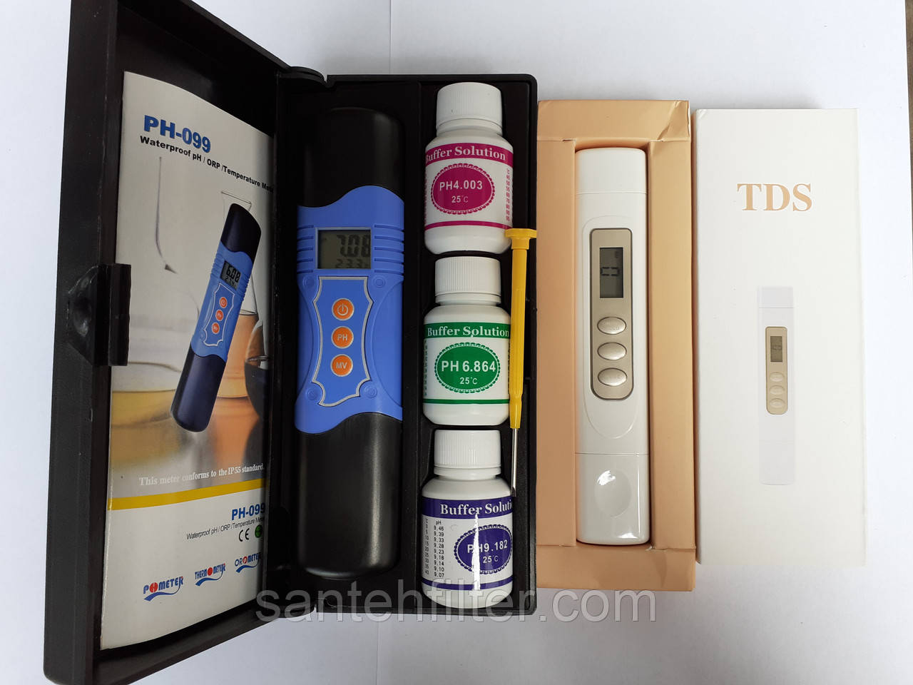 Аналізатори-вимірювачі ОВП/РН/Темп метр (зі змінним електродом) і ТДС аналог Xiaomi