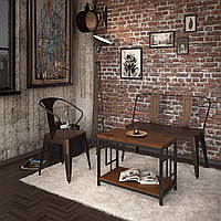 Журнальный стол лофт "Брайтон" Loft. Мебель из металла Tenero