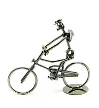 Техно-арт "Велосипедист" металл 22 см