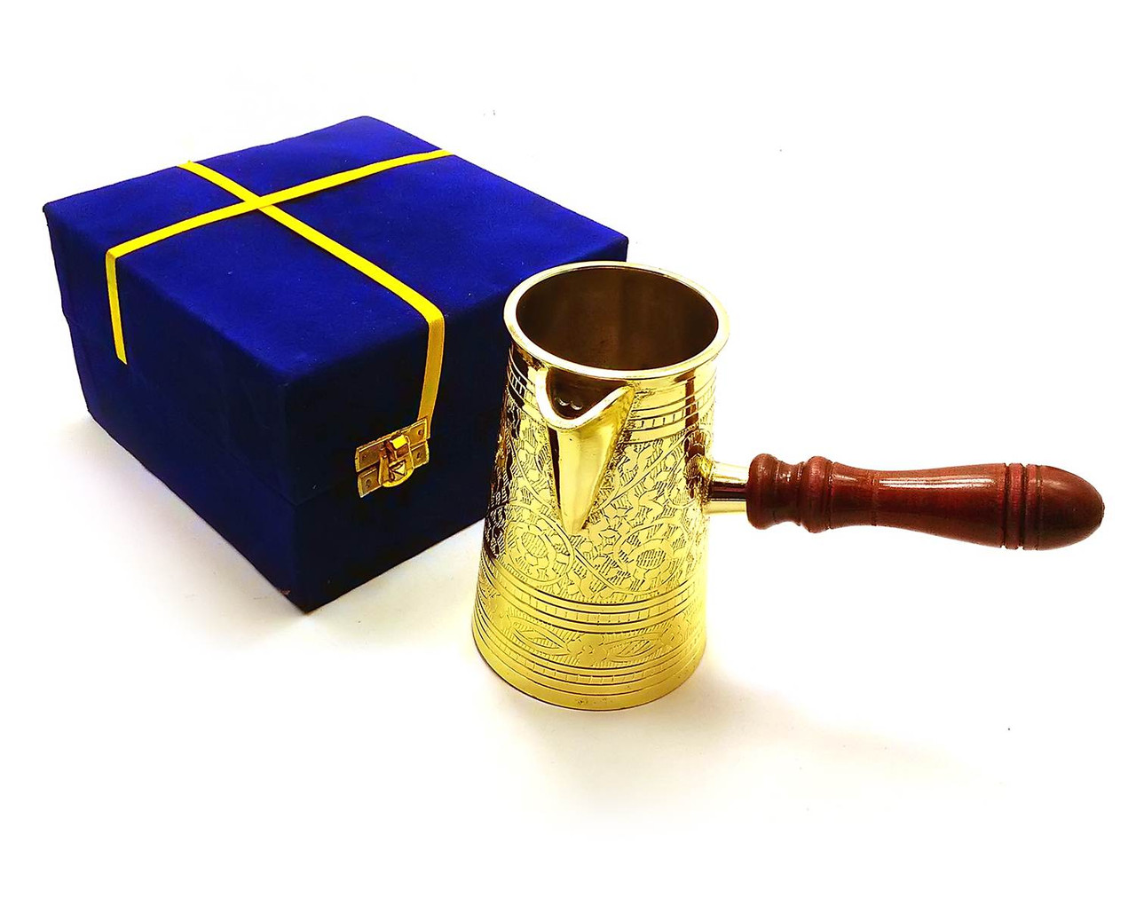 Турка мідна у футлярі (19х9,5х11 см)(Turky Coffee Gold)