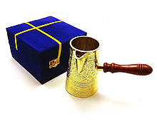 Турка мідна у футлярі (19х9,5х11 см)(Turky Coffee Gold)