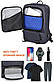Діловий бізнес-рюкзак Kaka 505 для ноутбука та планшета, з RFID захистом, 23 л, фото 7