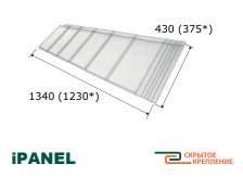 Metrotile iPanel razmery 1857897852 1857897852 цена на RAMKABUD