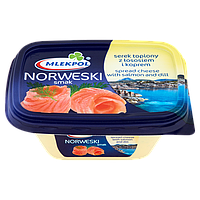 Сыр плавленный Norweski с лососем и укропом , 150 гр