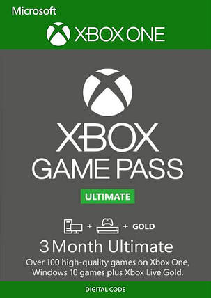 XBOX GAME PASS ULTIMATE 3 місяці (Xbox One/WIN10 Всі регіони), фото 2
