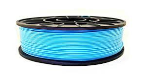 Нитка ABS Premium (АБС) пластик для 3D принтера, Блакитний (1.75 мм/0.75 кг)