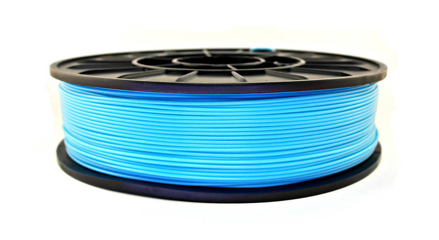 Нитка ABS Premium (АБС) пластик для 3D принтера, Блакитний (1.75 мм/0.75 кг), фото 2