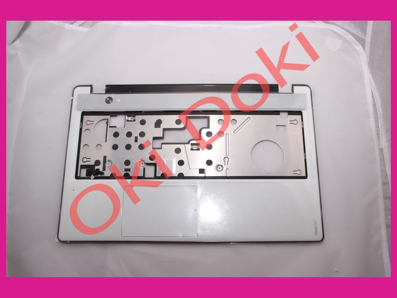 Верхня кришка для ноутбука Lenovo z580 Z585 case C white з тачпадом