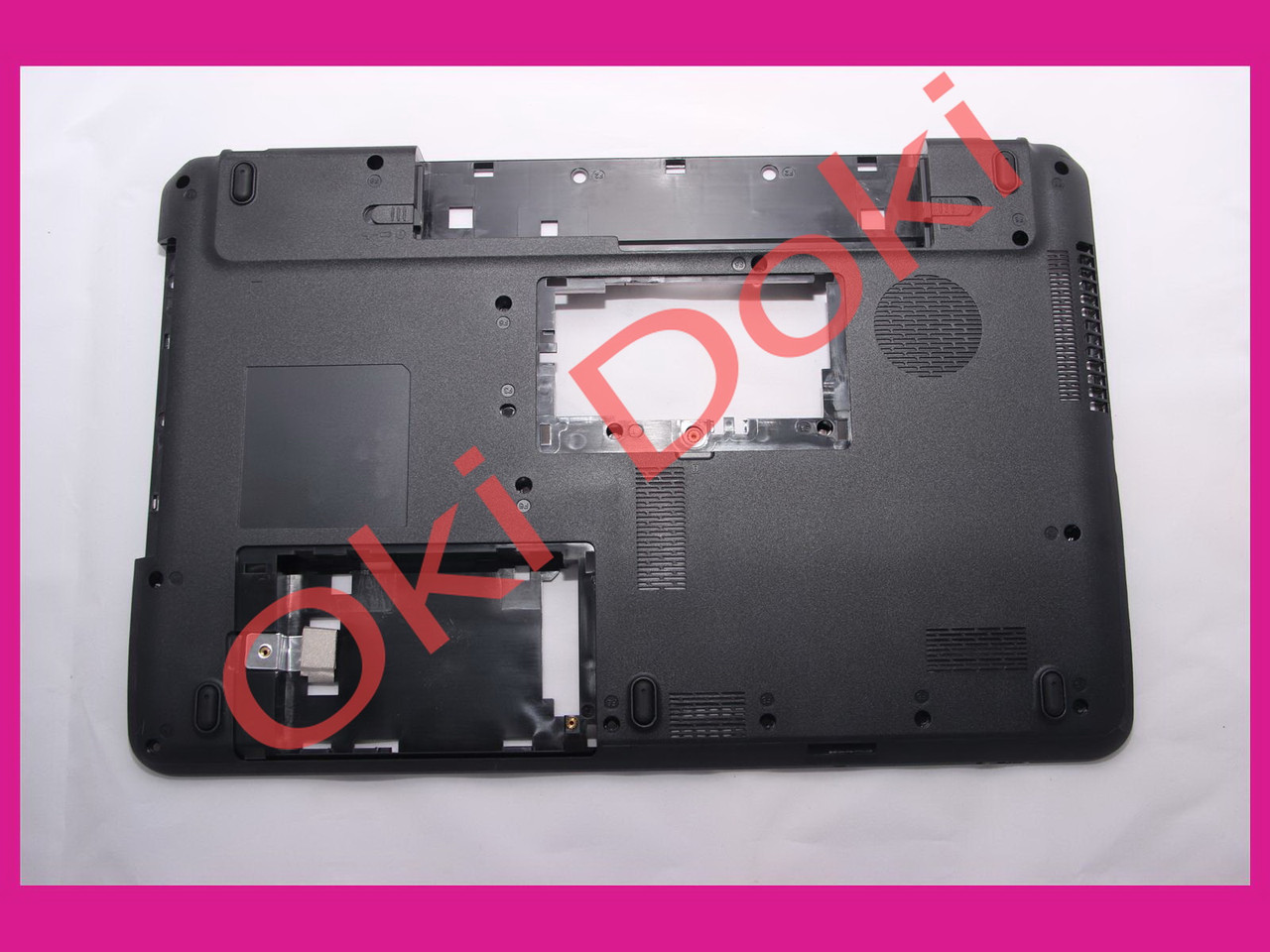 Нижня кришка для ноутбука TOSHIBA (C650, C655), black case D
