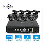 Комплект відеоспостереження Hiseeu 4ch AHD-2MP 1080P Outdoor, фото 6