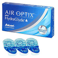 AIR OPTIX plus HydraGlyde Упаковка 3 линзы