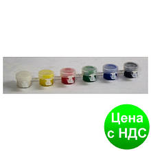 Фарби акрилові "Люкс-Колор" банку-спайка 6кол/2мл.