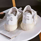 Жіночі кросівки Adidas Yeezy Boost 350 White, фото 2