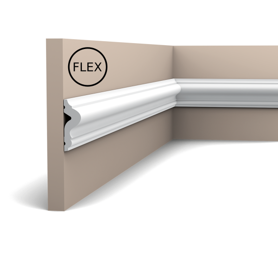 Молдинг для стін, гладкий, Orac Decor Axxen, PX175F ліпний декор з дюрополімер