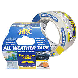 HPX AT4805 All Weather Tape Transparent — прозора ремонтна стрічка/скотч для скла та пластику 48 мм х 5 м