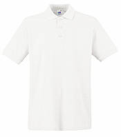 Тенниска поло Fruit of the Loom Premium polo S, Белый