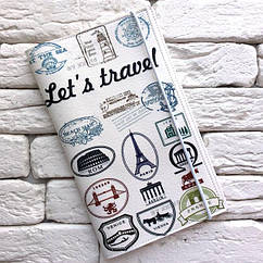 Тревел-кейс let's travel екошкіра