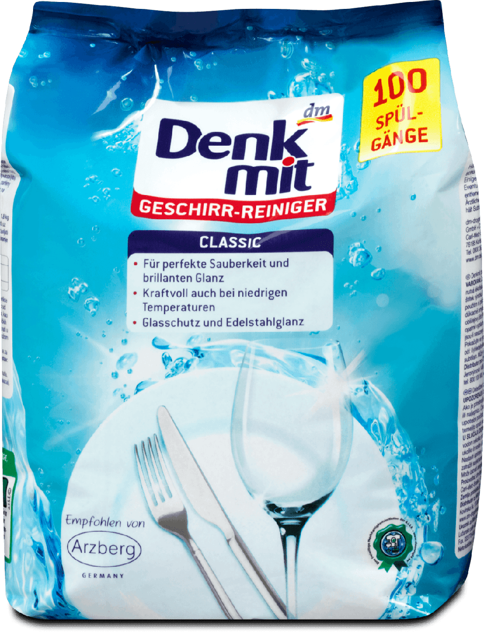 Порошок для посудомийної машини Denkmit 1,8 кг