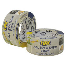 HPX AT4825 All Weather Tape Transparent — Прозора ремонтна стрічка/скотч для скла та пластику 48 мм х 25 м