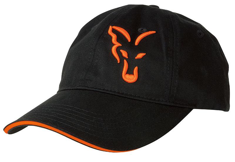 Кепка FOX BLACK & ORANGE BASEBALL CAP