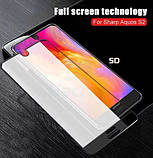 Захисне скло 3D для Sharp Aquos S2 / Sharp Aquos C10 / SH-Z01 / FS8010 /, фото 3