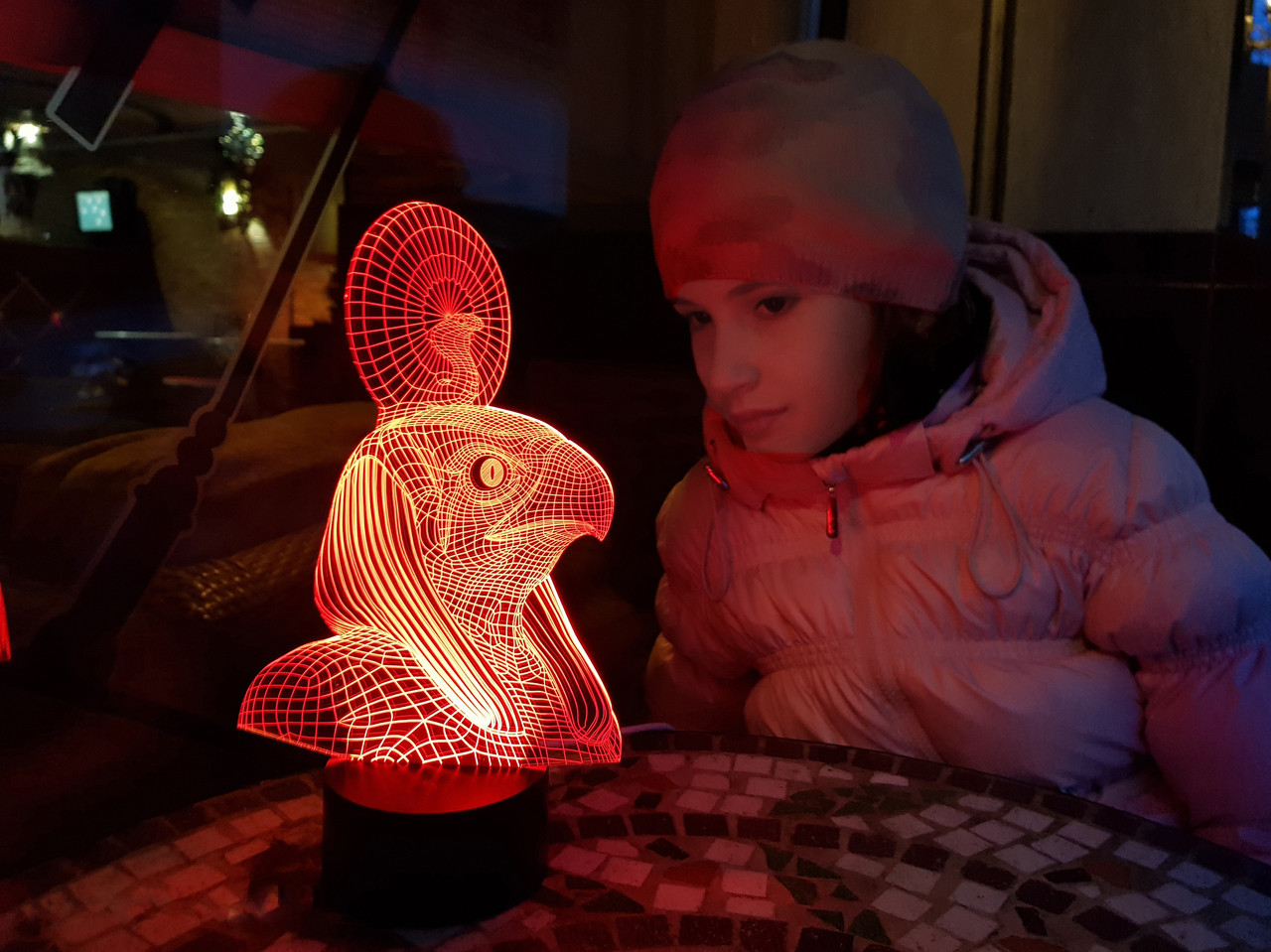 3D світильник нічник з пультом "Ра" 3DTOYSLAMP