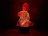 3D світильник нічник з пультом "Ра" 3DTOYSLAMP, фото 2
