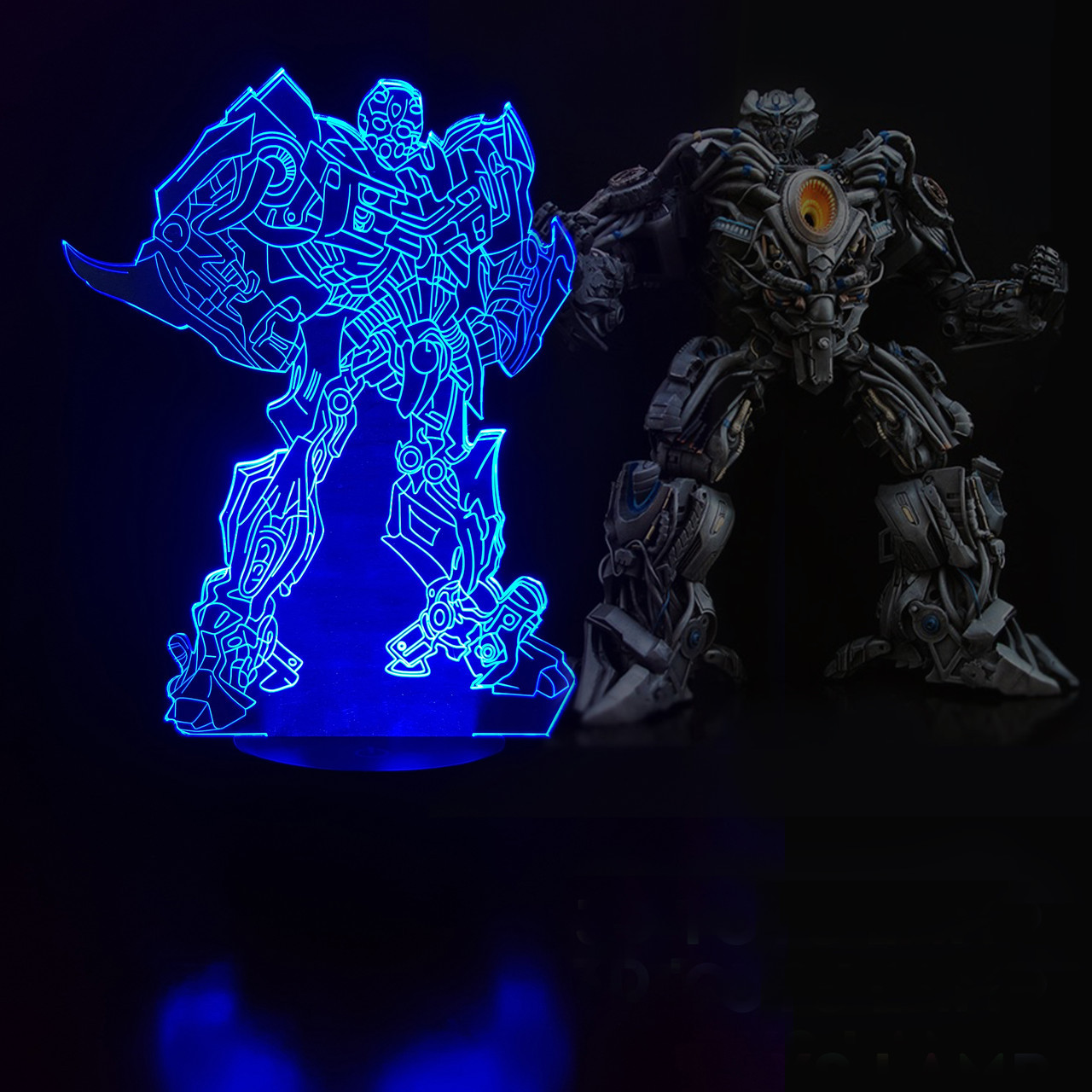 3D світильник нічник "Трансформер 2" 3DTOYSLAMP