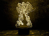 3D світильник нічник "Трансформер 2" 3DTOYSLAMP, фото 3