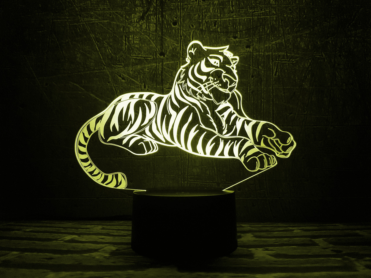 Змінна пластина для 3D каганця "Тигр" 3DTOYSLAMP, фото 1