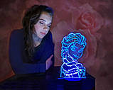 3D світильник нічник з пультом "Холодне Серце 2" 3DTOYSLAMP, фото 3