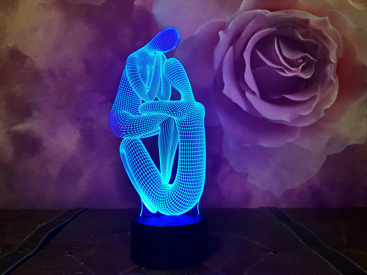 Змінна пластина для 3D світильників "Медитація 2" 3DTOYSLAMP